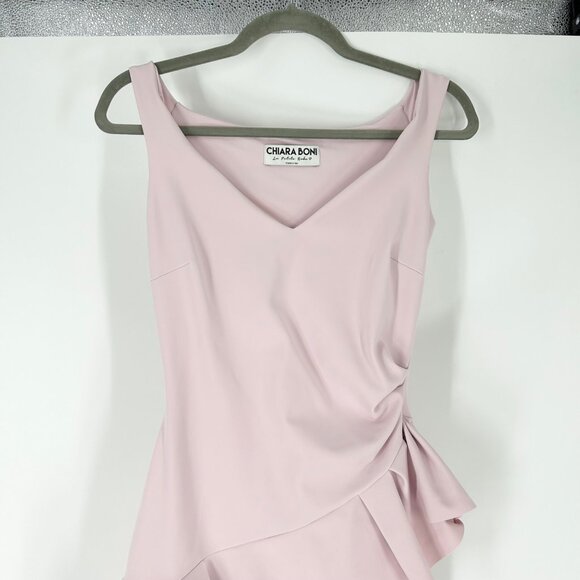 Chiara Bone La Petite Robe Light Pink Ruffle Maxi Dress - Picture 4 of 10